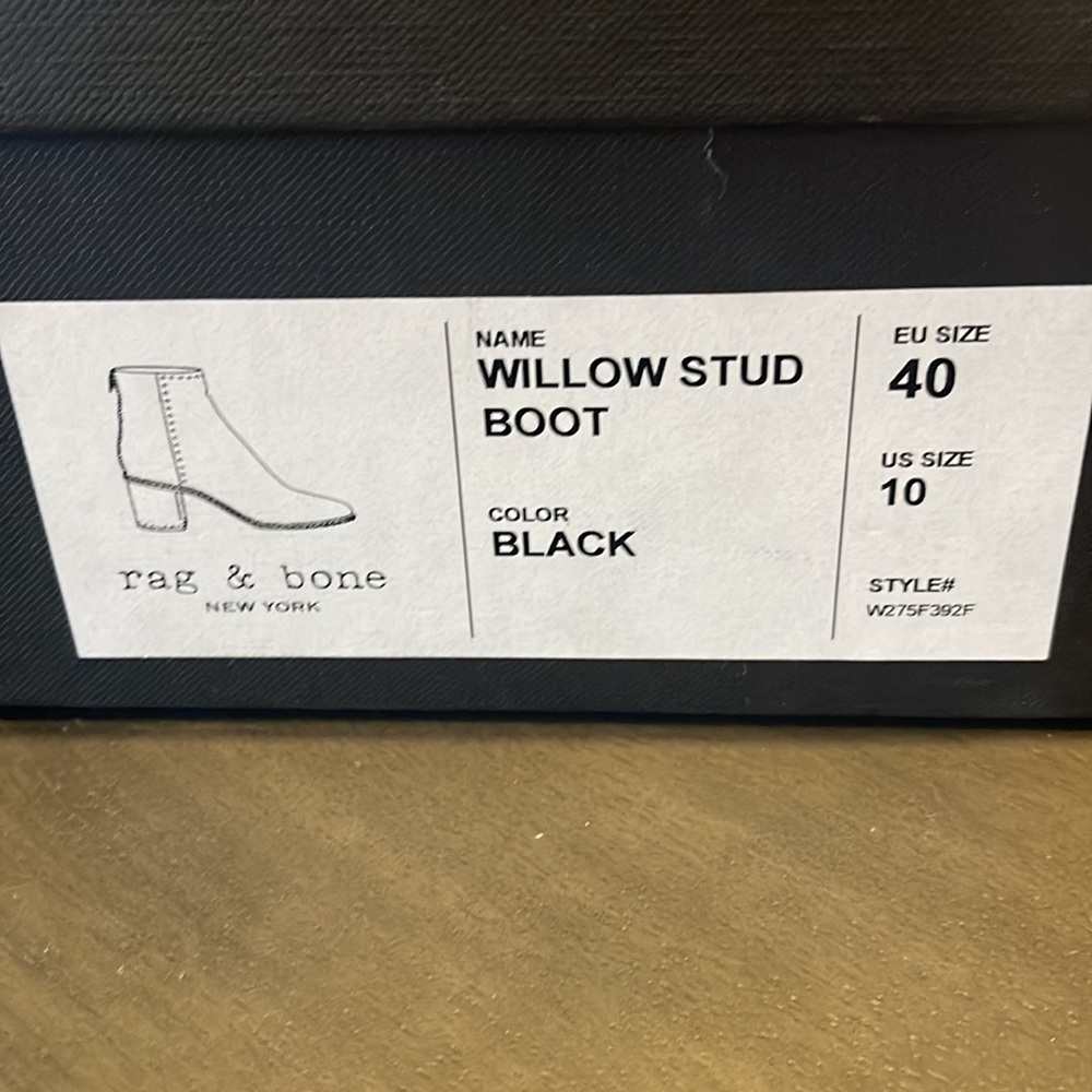 Rag And Bone Willow Stud Boot Size 40 - image 8
